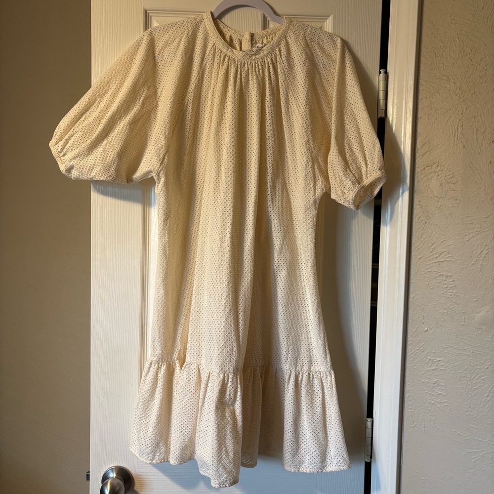 Apiece Apart Eyelet Mini Dress